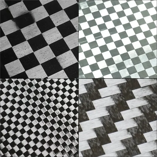 12K 80g 20*20mm Spread Tow Carbon fiber fabric 1m*5m
