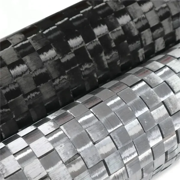 12K 80g 20*20mm Spread Tow Carbon fiber fabric 1m*5m